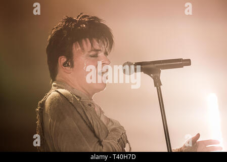 Le Danemark, Roskilde - Novembre 27, 2018. La chanteuse, auteur-compositeur et le compositeur Gary Numan effectue un concert live à Gimle à Roskilde. (Photo crédit : Gonzales Photo - Bo Kallberg). Banque D'Images