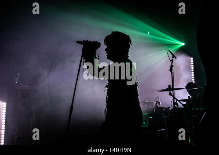 Le Danemark, Roskilde - Novembre 27, 2018. La chanteuse, auteur-compositeur et le compositeur Gary Numan effectue un concert live à Gimle à Roskilde. (Photo crédit : Gonzales Photo - Bo Kallberg). Banque D'Images