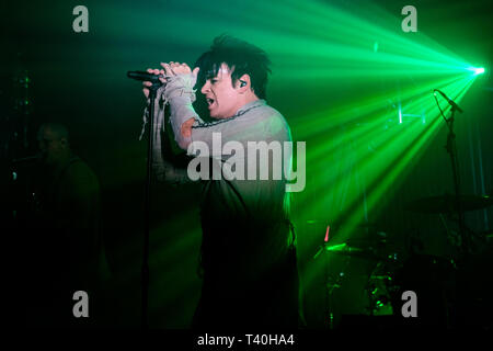 Le Danemark, Roskilde - Novembre 27, 2018. La chanteuse, auteur-compositeur et le compositeur Gary Numan effectue un concert live à Gimle à Roskilde. (Photo crédit : Gonzales Photo - Bo Kallberg). Banque D'Images