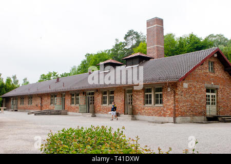 Crématorium de Dachau Banque D'Images