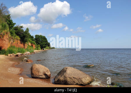 Lac Peipus, Estonie. Peipus-tó, Észtország. Banque D'Images