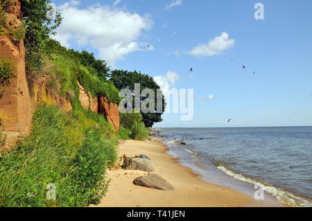 Lac Peipus, Estonie. Peipus-tó, Észtország. Banque D'Images