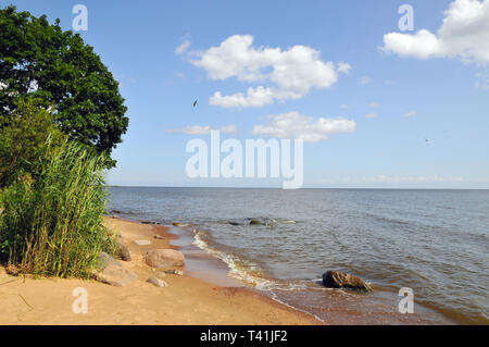 Lac Peipus, Estonie. Peipus-tó, Észtország. Banque D'Images