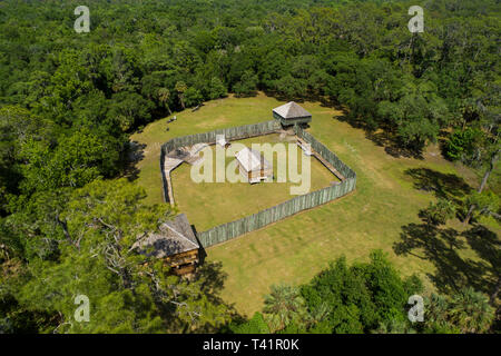 Fort Foster est une deuxième guerre séminole fort en Floride centrale, situé à 9 miles au sud de l'actuel directeur à Zephyrhills Comté de Pasco. Fort Foster a été ou Banque D'Images