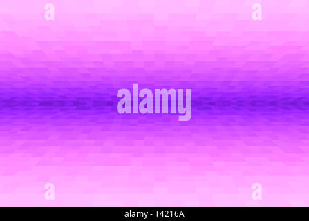 Abstract background rose et violet. Texture avec blocs carrés de pixels. Motif en mosaïque. Des avions dans la perspective de l'angle. Banque D'Images