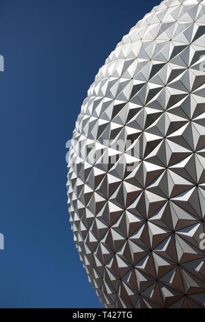 Spaceship Earth, Epcot Center, Walt Disney World, Orlando, Floride Banque D'Images