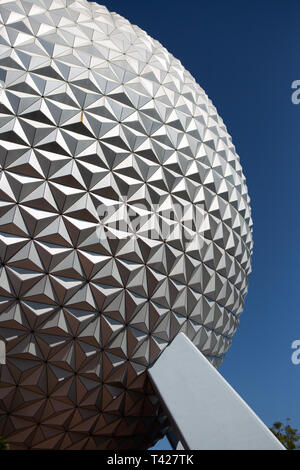 Spaceship Earth, Epcot Center, Walt Disney World, Orlando, Floride Banque D'Images