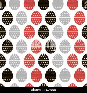 Arrière-plan de fête avec des oeufs pour la décoration, l'emballage, le design. Arrière-plan de pâques oeufs vecteur. Illustration de Vecteur