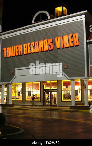 Tower Records à Annapolis, Md Banque D'Images