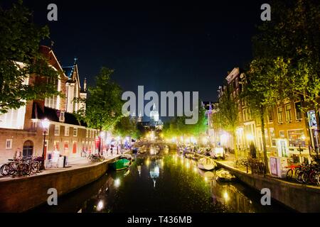 Quelque part à Amsterdam, Pays-Bas Banque D'Images