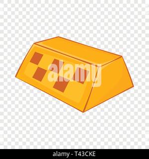 Taxi Checker, icône de style cartoon Illustration de Vecteur