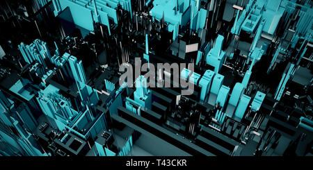 L'électronique et de l'industrie des semi-conducteurs comme une entreprise de l'avenir Banque D'Images