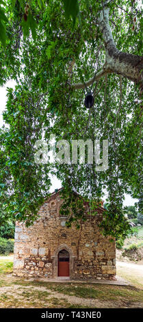 Chapelle de la Vierge Marie Zoodochos Pigis, Eubée, Grèce Banque D'Images