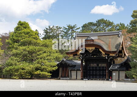 Le Palais Impérial de Kyoto à Kyoto, Japon, le 31 mars 2019. Banque D'Images