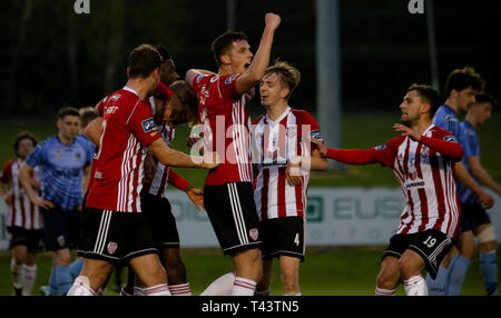 EOIN TOAL de Derry City FC au cours de la Ligue Airtricity entre dispositif AFC UCD et Derry City FC au bol, University College Dublin Banque D'Images