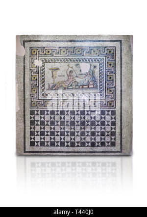 Mosaïque romaine. L'Acratos & Eljprocvne Mosaïque de la maison de Ménade Zeugma. 2e - 3e siècle. Musée des mosaïques de Zeugma, Gaziantep, Turquie. Encore une fois Banque D'Images