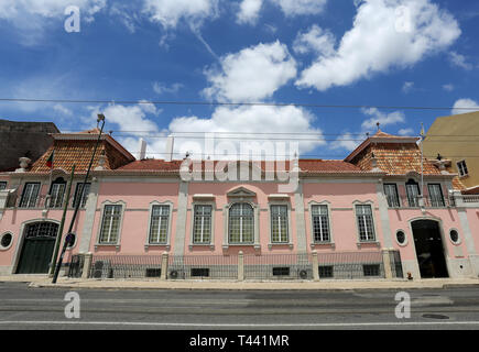 La maison noble de Lazaro Leitao Aranha a été construit au début du xviiie siècle, a une histoire unique organe central, flanqué de deux autres organes surmontée de m Banque D'Images