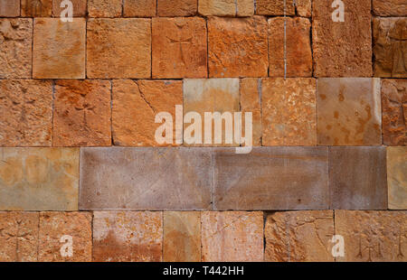 Belle texture du mur de l'édifice photographié close-up Banque D'Images