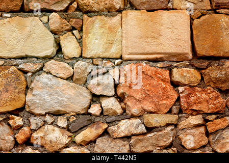 Belle texture du mur de l'édifice photographié close-up Banque D'Images