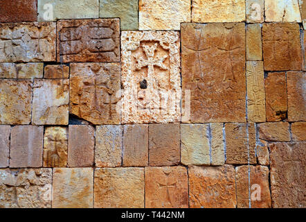 Belle texture du mur de l'édifice photographié close-up Banque D'Images