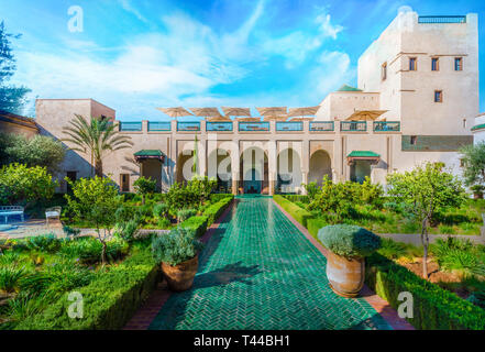 Le Jardin Secret, ancienne Madina, Marrakech, Maroc. Banque D'Images