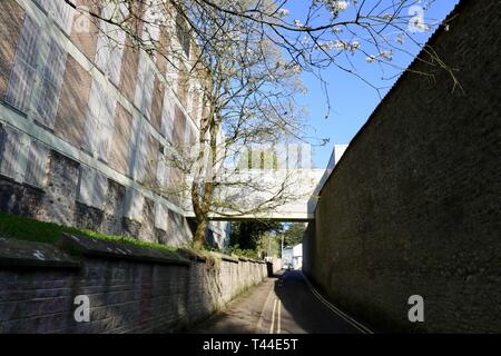 La prison de Shepton Mallet, de l'allée sur prison lane Banque D'Images