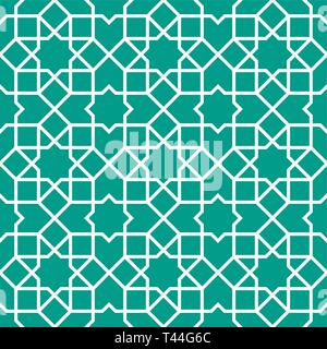 Stars marocaines. motif transparent Ornement islamique traditionnelle Illustration de Vecteur