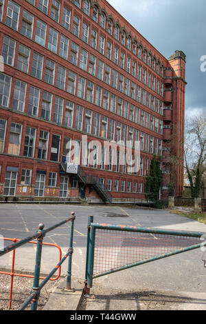 Historique à l'abandon des usines de coton de Belper dans le besoin de réparation urgente , Belper Derbyshire.Angleterre.UK Banque D'Images