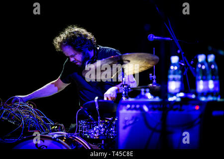 Danemark, Copenhague. 13Th apr 2019. Le groupe de country alternatif américain Lambchop effectue un concert live à Vega à Copenhague. (Photo crédit : Gonzales Photo - Christian Hjorth). Gonzales : Crédit Photo/Alamy Live News Banque D'Images