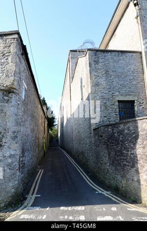 Shepton Mallet prison, d'Frithfield lane Banque D'Images