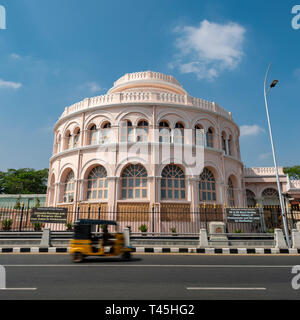 Vue sur place de la Glacière à Chennai, Inde. Banque D'Images