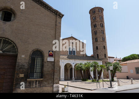 RAVENNA, ITALIE 03 AOÛT 2018 : Basilique de Sant Apollinare Nuovo à Ravenne. L'Italie. Banque D'Images