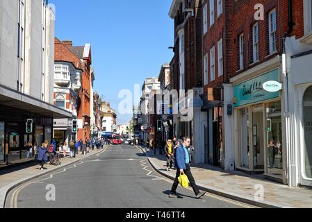 George Street centre ville de Richmond on Thames Surrey England UK Banque D'Images