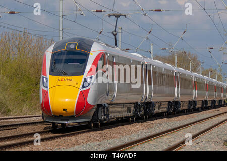 Nouveau LNER train électrique Hitachi 801 Azuma Banque D'Images