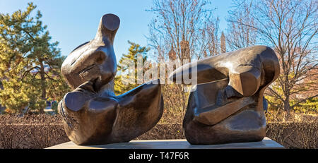 La National Gallery of Art Sculpture jardin public Washington DC Banque D'Images