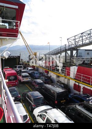 Ecosse : ferry de l'île de Skye à Mallaig Banque D'Images