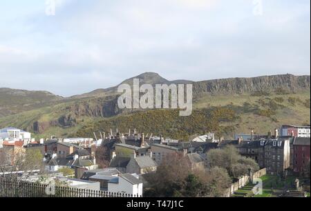 Ecosse : Edimbourg, Arthur's Seat Banque D'Images