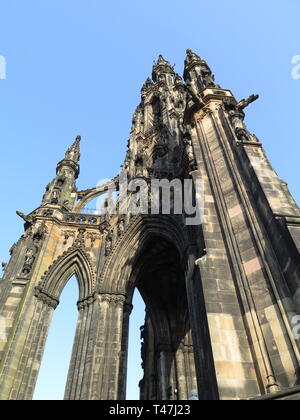 Ecosse : Scott Monument Édimbourg Banque D'Images