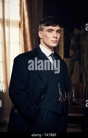 CILLIAN MURPHY en pointu oeillères (2013). La saison 3. Credit : British Broadcasting Corporation (BBC) / Album Banque D'Images