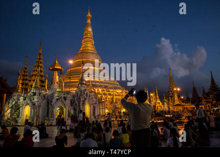 Yangon, Myanmar - 19 septembre 2016 : Banque D'Images