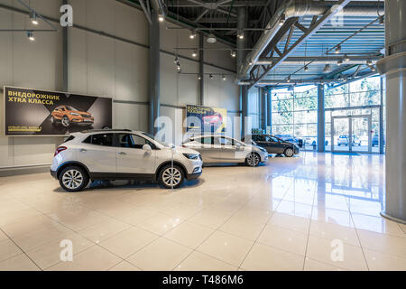 Minsk, Bélarus - Mars 23, 2018 : car showroom Opel Banque D'Images