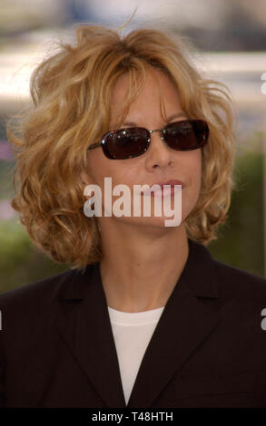 CANNES, FRANCE. 14 mai 2003 : Meg Ryan actrice au Festival de Cannes où elle est l'un des membres du jury. © Paul Smith / Featureflash Banque D'Images