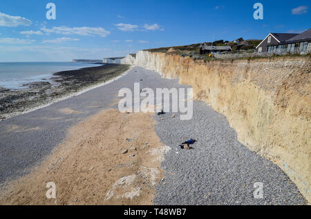 Vue aérienne de Urrugne et les Sept Soeurs Country Park Banque D'Images