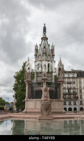 Genève, Suisse - 1 juillet 2017 : Monument Brunswick et mausolée à Genève, Suisse Banque D'Images