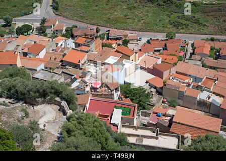 Vieille ville Posada sur l'île de Sardaigne, Italie Banque D'Images