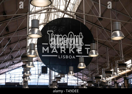 Time Out - marché Mercado da Ribeira - Lisbonne, Portugal, Europe Banque D'Images