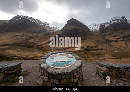 Trois Sœurs à Glencoe en Scottish Highlands, Ecosse, Royaume-Uni, Europe Banque D'Images