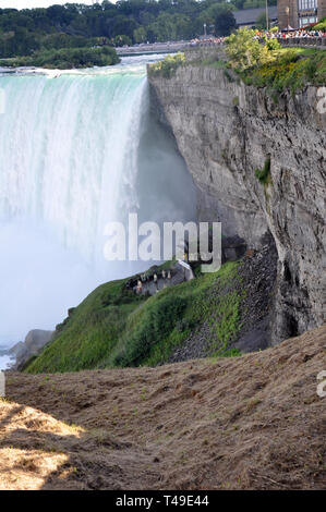 Voyage sous les chutes du Niagara Falls Canada Aventure Banque D'Images