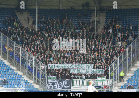 14 avril 2019 Heerenveen, Pays-Bas Eredivisie néerlandaise de football SC Heerenveen v FC Groningen Eredivisie 2018 2019 - publiek Banque D'Images