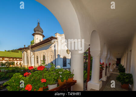 L'église orthodoxe, le monastère Agapia Agapia, Roumanie, Moldavie ville Banque D'Images